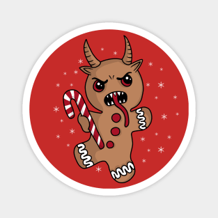 Gingerbread Krampus Magnet